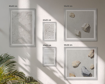 Bildergalerie-set für die wand Geometrische Pappsteine