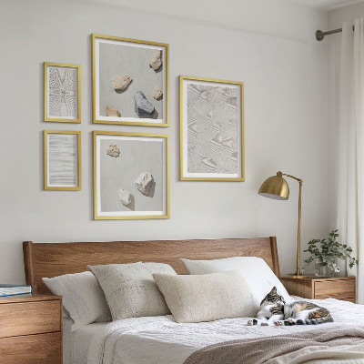 Bildergalerie-set für die wand Geometrische Pappsteine