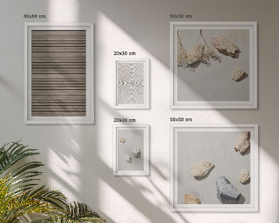 Bildergalerie-set für die wand Natürliche Texturen Holz Steine