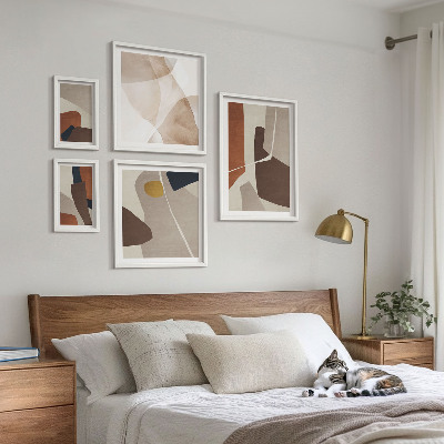 Bilderset fürs sofa Abstrakte moderne Formen