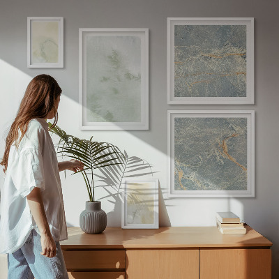 Bildergalerie-set für die wand Pastellfarben-Aquarelltexturen