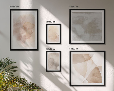 Modernes wandbilder-set Warme Aquarell-Pastelltexturen
