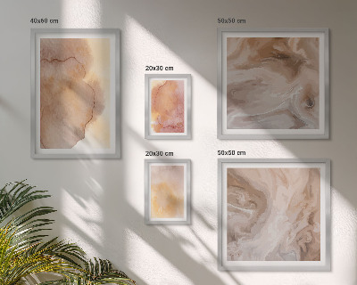 Bilderset fürs sofa Warme, farbenfrohe Aquarelltexturen