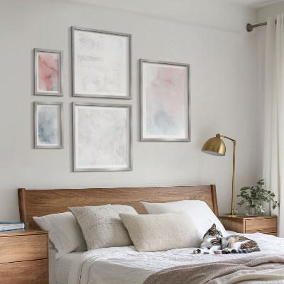 Bildergalerie-set für die wand Pastellfarbene Aquarelltexturen
