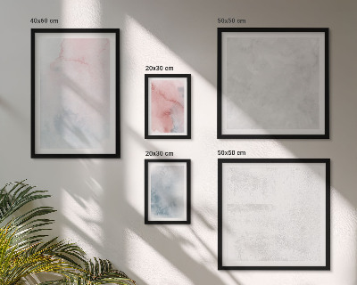 Bildergalerie-set für die wand Pastellfarbene Aquarelltexturen