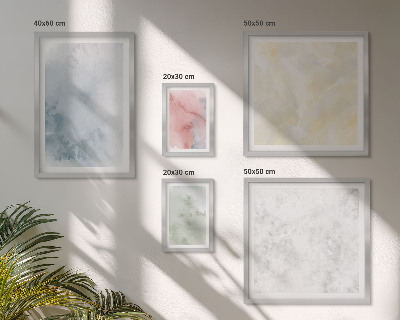 Modernes wandbilder-set Pastellfarben auf Leinwand