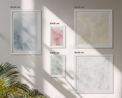 Modernes wandbilder-set Pastellfarben auf Leinwand
