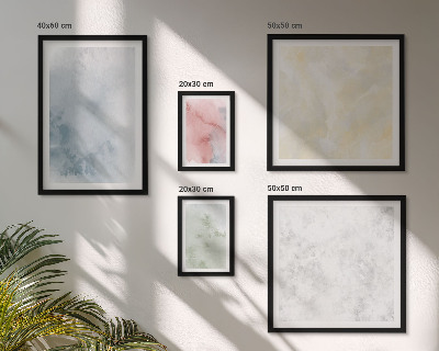 Modernes wandbilder-set Pastellfarben auf Leinwand