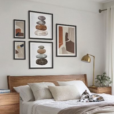 Bildergalerie-set für die wand Abstrakte Boho-Kunst