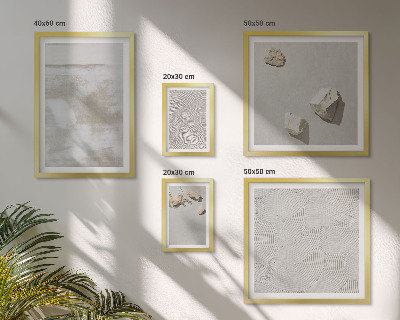 Bildergalerie-set für die wand Boho-Textur aus Sandsteinen