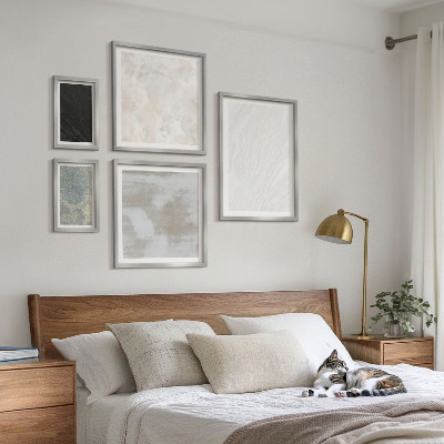 Bilderset fürs sofa Die Farben eleganter Steinstrukturen