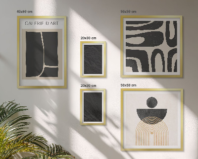 Bildergalerie-set für die wand Abstrakte Marmorformen