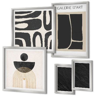 Bildergalerie-set für die wand Abstrakte Marmorformen