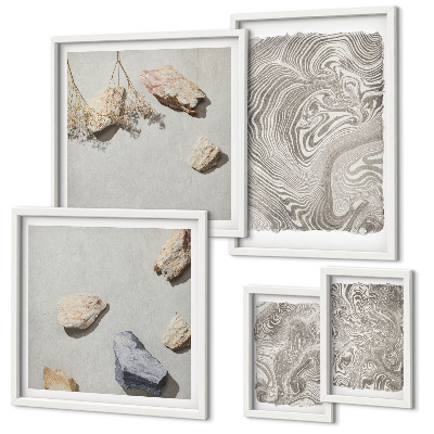 Bildergalerie-set für die wand Moderne abstrakte Formen
