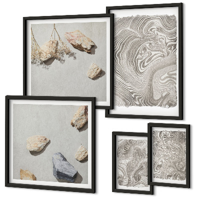 Bildergalerie-set für die wand Moderne abstrakte Formen