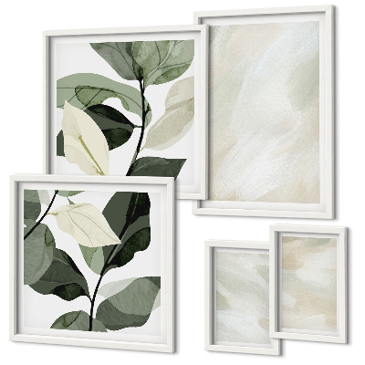 Bildergalerie-set für die wand Leuchtende Farben, abstrakter Boho-Stil