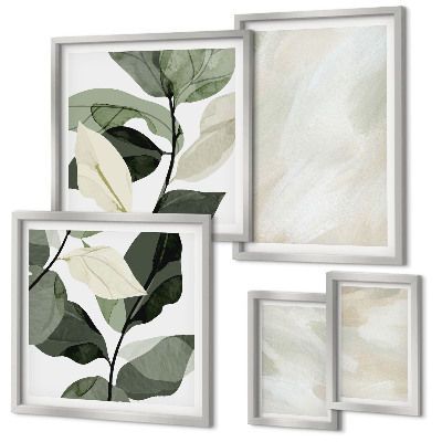 Bildergalerie-set für die wand Leuchtende Farben, abstrakter Boho-Stil