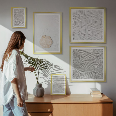 Bilderset fürs sofa Leichte Boho-Sandtexturen