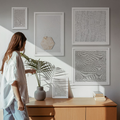 Bilderset fürs sofa Leichte Boho-Sandtexturen