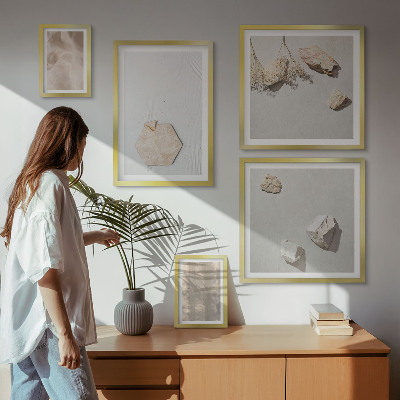 Bildergalerie-set für die wand Dezente Boho-Naturtexturen
