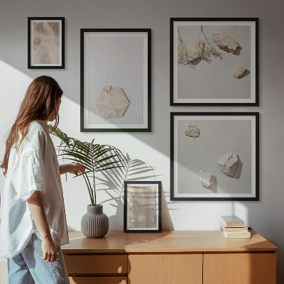 Bildergalerie-set für die wand Dezente Boho-Naturtexturen
