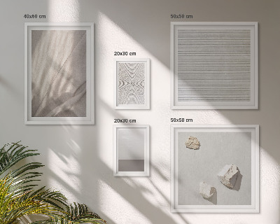 Modernes wandbilder-set Zarte Boho-Texturen der Natur
