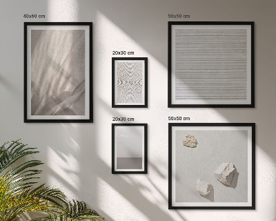 Modernes wandbilder-set Zarte Boho-Texturen der Natur