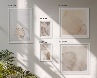 Bilderset fürs sofa Designerabstraktion der Natur