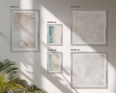Bildergalerie-set für die wand Feine Aquarelltextur