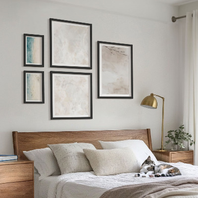 Bildergalerie-set für die wand Feine Aquarelltextur
