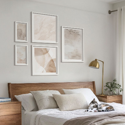 Bilderset fürs sofa Aquarellfarben, Boho-Texturen