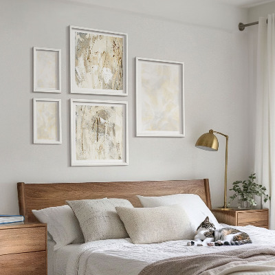 Bildergalerie-set für die wand Helles Strukturfarbendesign