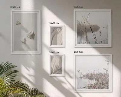 Bildergalerie-Set für die Wand Nahaufnahmen mit Struktur im Boho-Stil