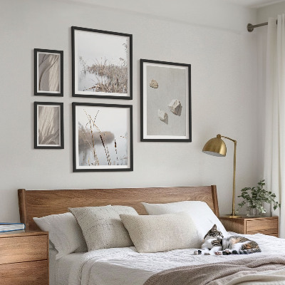 Bildergalerie-set für die wand Nahaufnahmen der Struktur im Boho-Stil