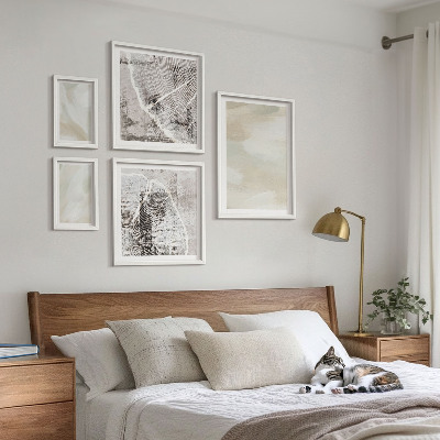 Bilderset fürs sofa Minimalismus der Farbstruktur