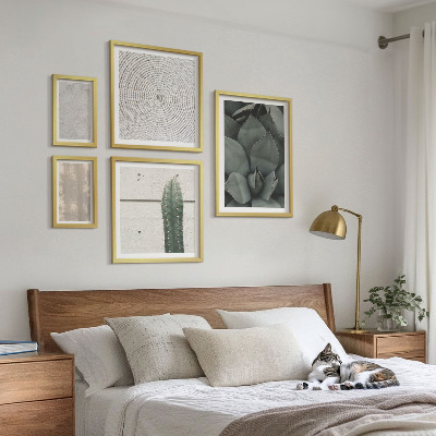 Bilderset fürs sofa Sommerliche Texturen mit tropischem Flair
