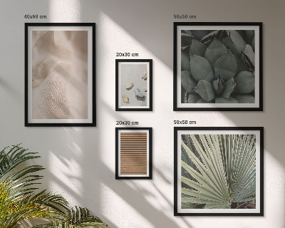 Bildergalerie-set für die wand Steine, Holz, Stofftexturen