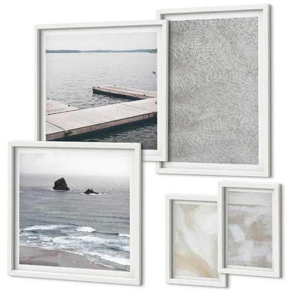 Modernes wandbilder-set Abstraktes Design, moderne Texturen