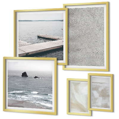 Modernes wandbilder-set Abstraktes Design, moderne Texturen