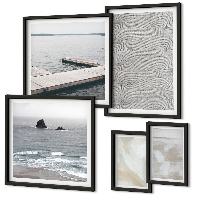 Modernes wandbilder-set Abstraktes Design, moderne Texturen