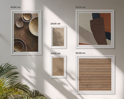Bildergalerie-set für die wand Minimalistische Steinstrukturen