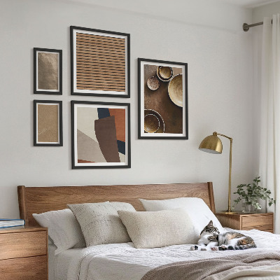 Bildergalerie-set für die wand Minimalistische Steinstrukturen