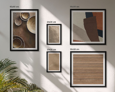Bildergalerie-set für die wand Minimalistische Steinstrukturen