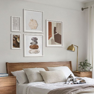 Bilderset fürs sofa Texturen der modernen Kunst