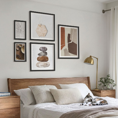Bilderset fürs sofa Texturen der modernen Kunst
