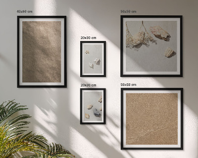 Bildergalerie-set für die wand Steine ​​Strand natürliche Strukturen