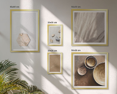 Modernes wandbilder-set Minimalistische Texturen warm