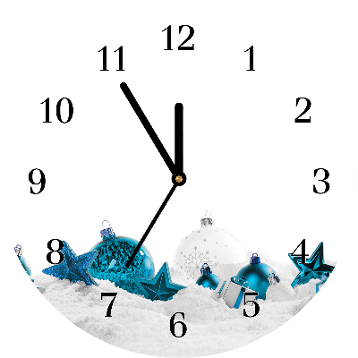 Glasuhr Schneekugeln Weihnachtsschmuck