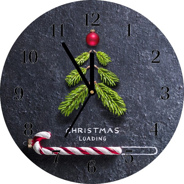 Glasuhr Abstraktion Weihnachtsferien Winter