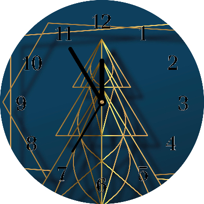 Glasuhr Weihnachten Weihnachtsbaum